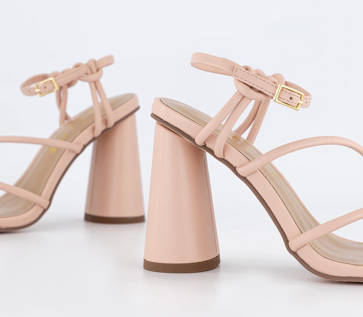 OFFICEHigh Rise Heel SandalsBeige