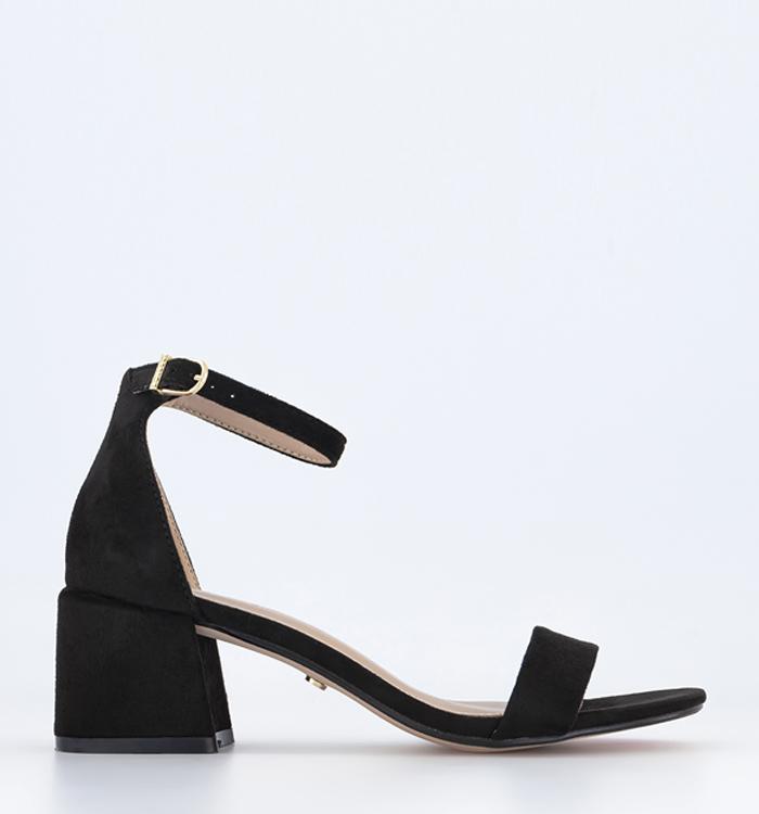 OFFICE My Way Two Part Sandals Black