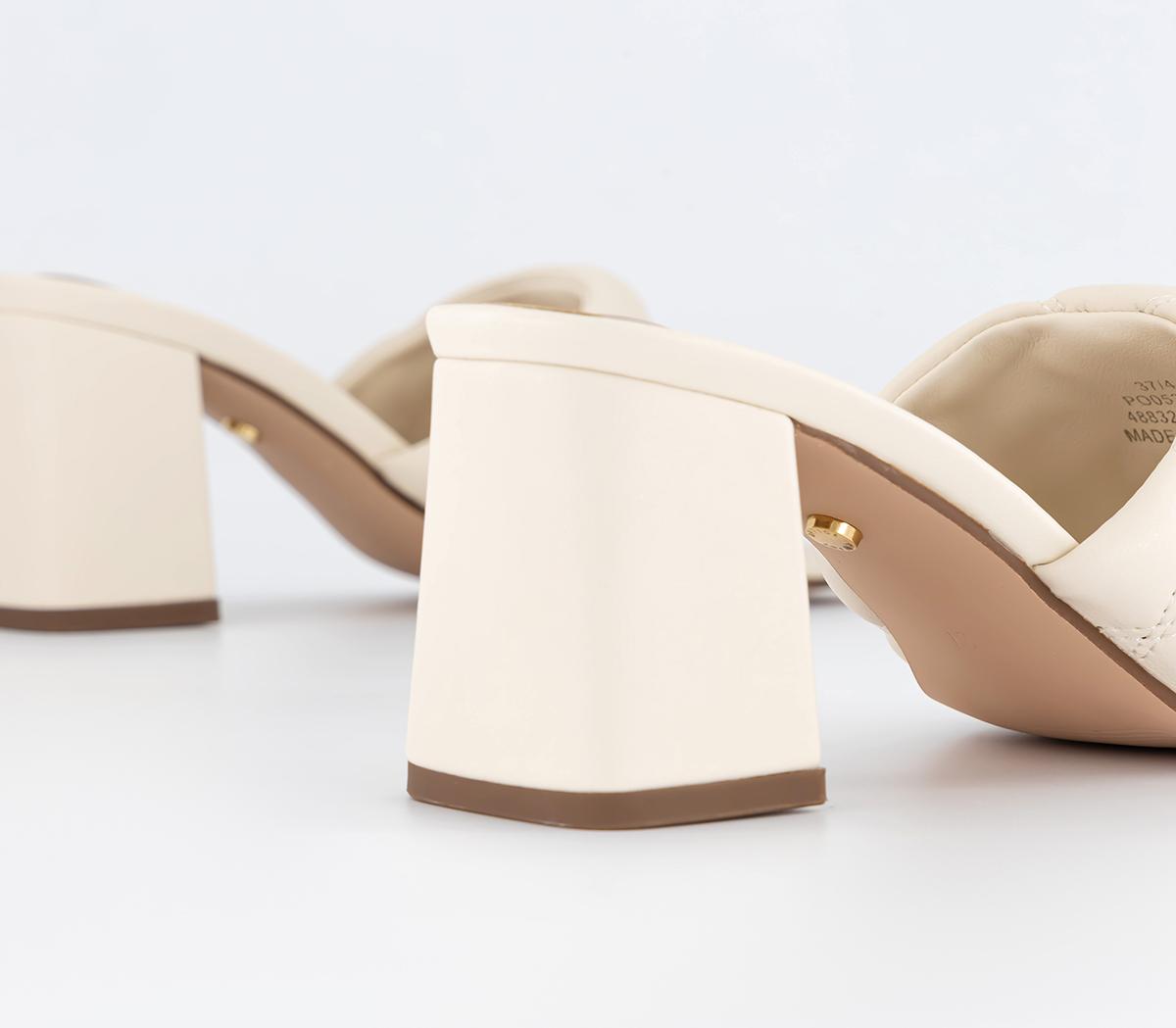 OFFICEMagnum Quilted MulesWhite