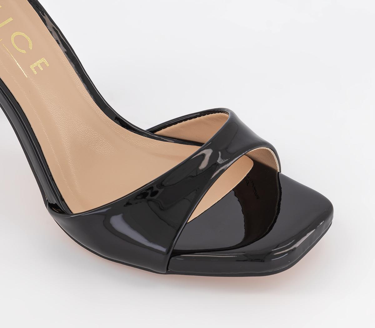 OFFICEHustle Barely There Stiletto SandalsBlack