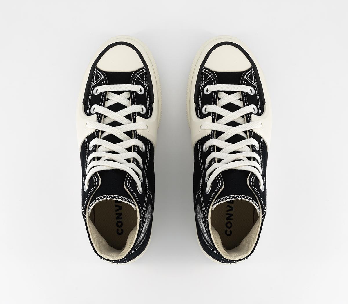 Converse Chuck Taylor All Star Construct Trainers Black Vintage White ...