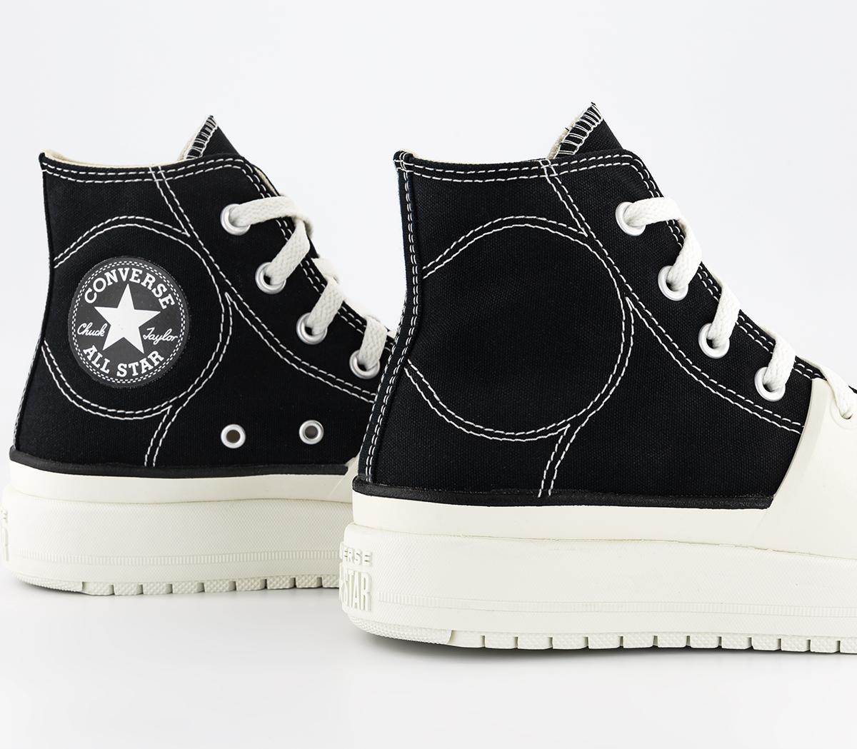 Converse Chuck Taylor All Star Construct Trainers Black Vintage White ...