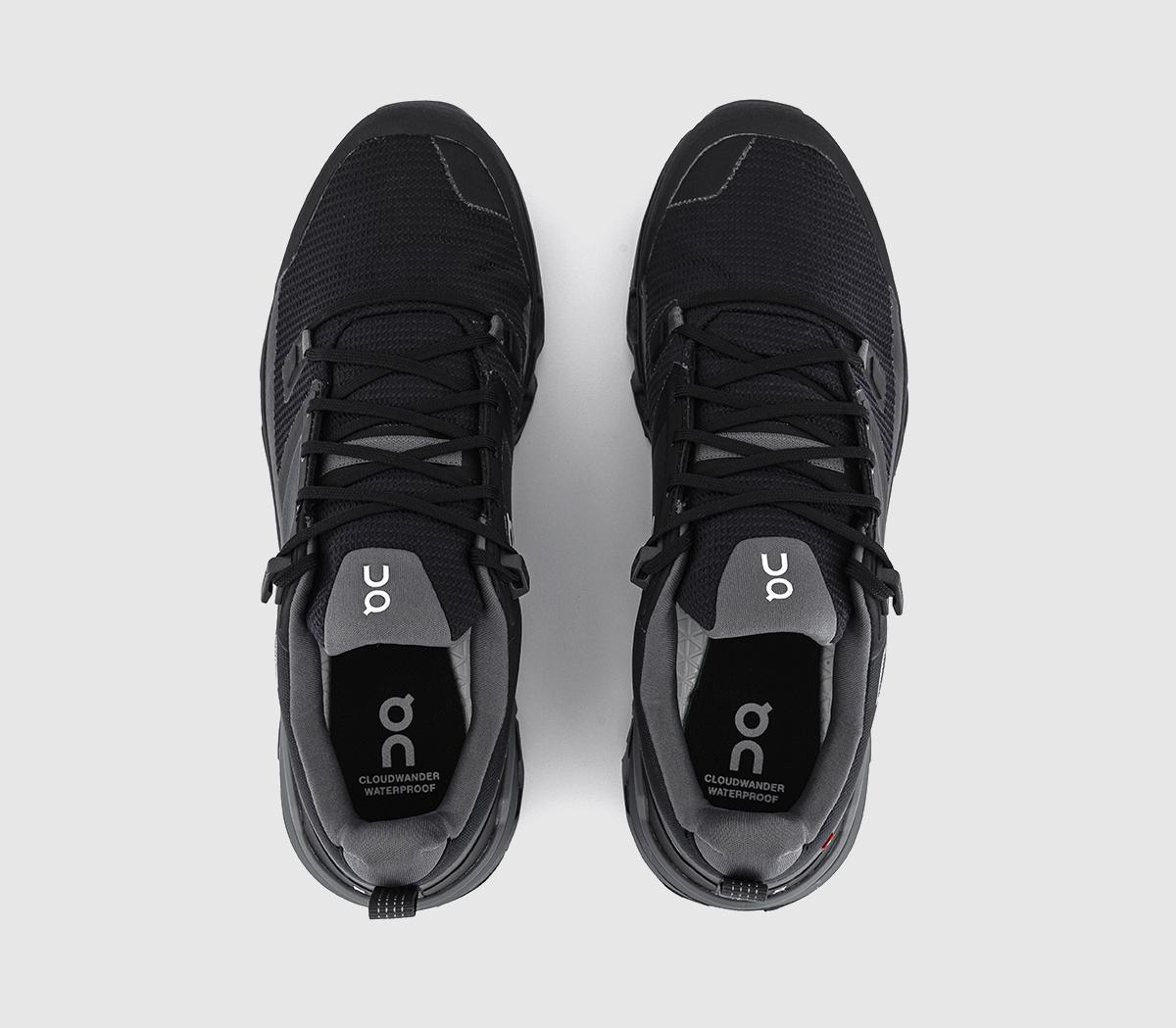 ONCloudwander Waterproof TrainersBlack Eclipse