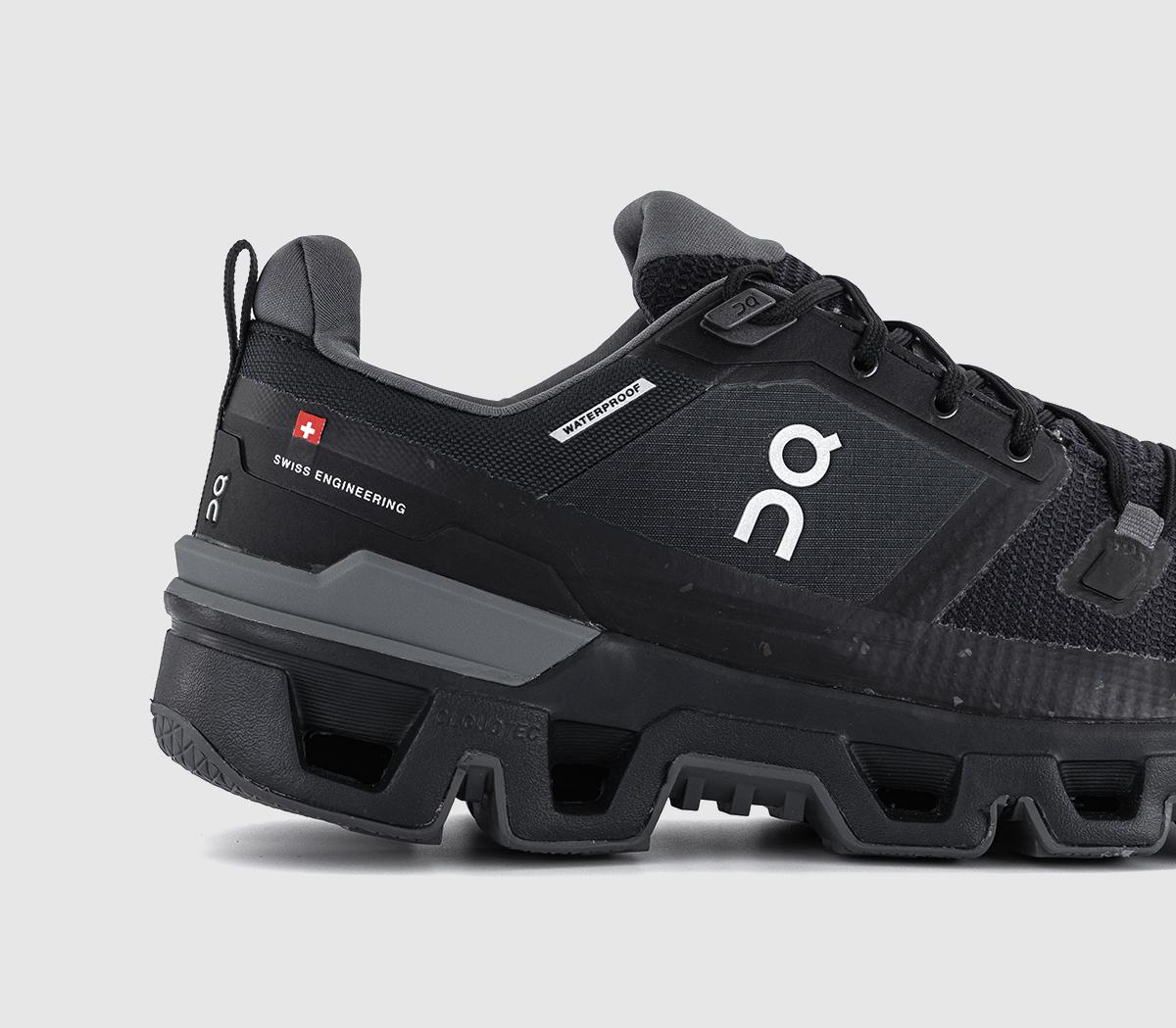 ONCloudwander Waterproof TrainersBlack Eclipse