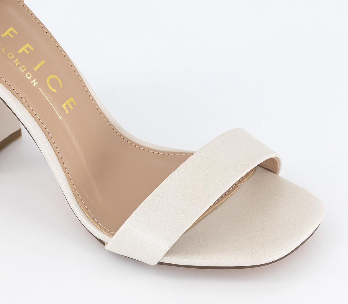 OFFICEHeart Land Two Part Sandals OFFICEHeart Land Two Part SandalsWhite