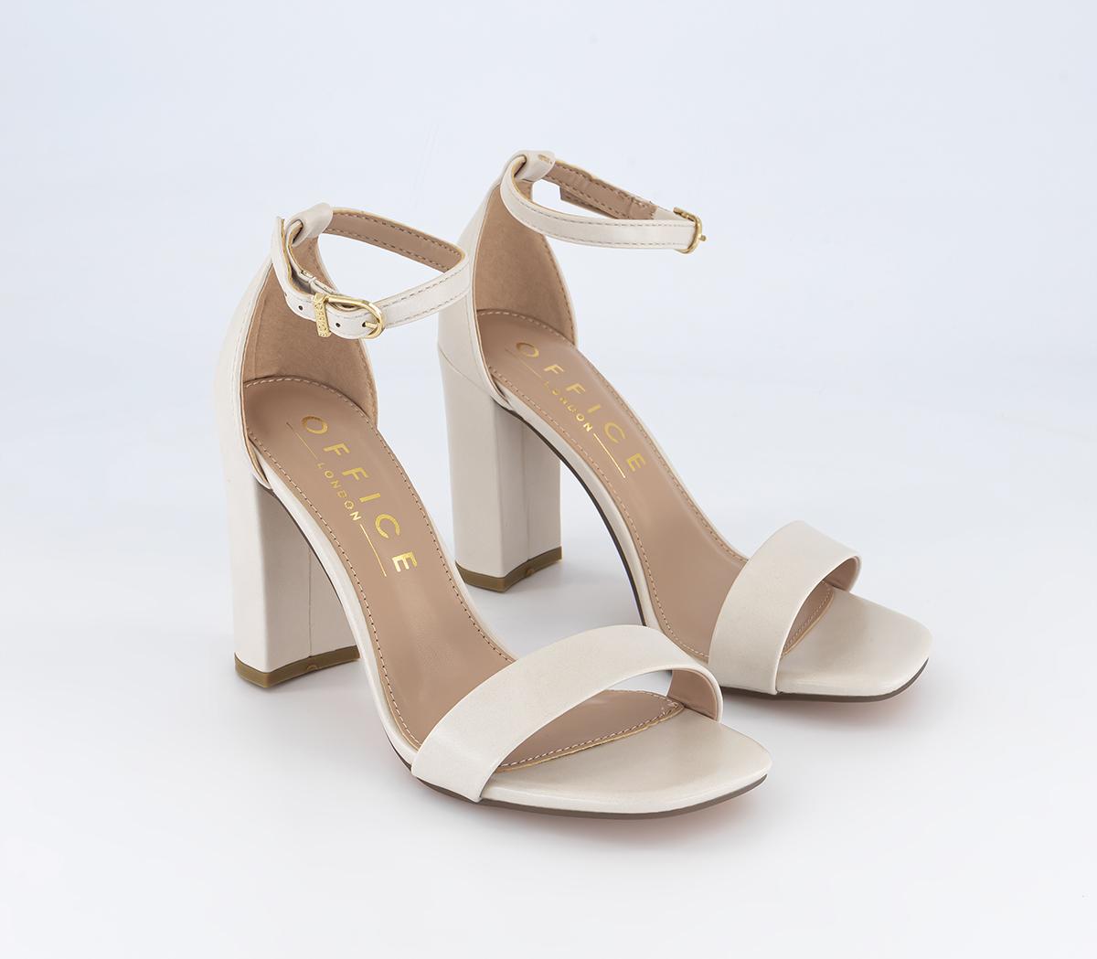 OFFICEHeart Land Two Part Sandals OFFICEHeart Land Two Part SandalsWhite