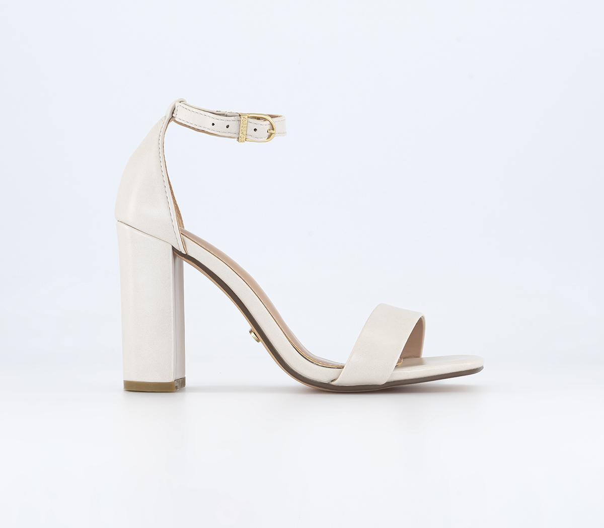 OFFICE Heart Land Two Part Sandals White - High Heels