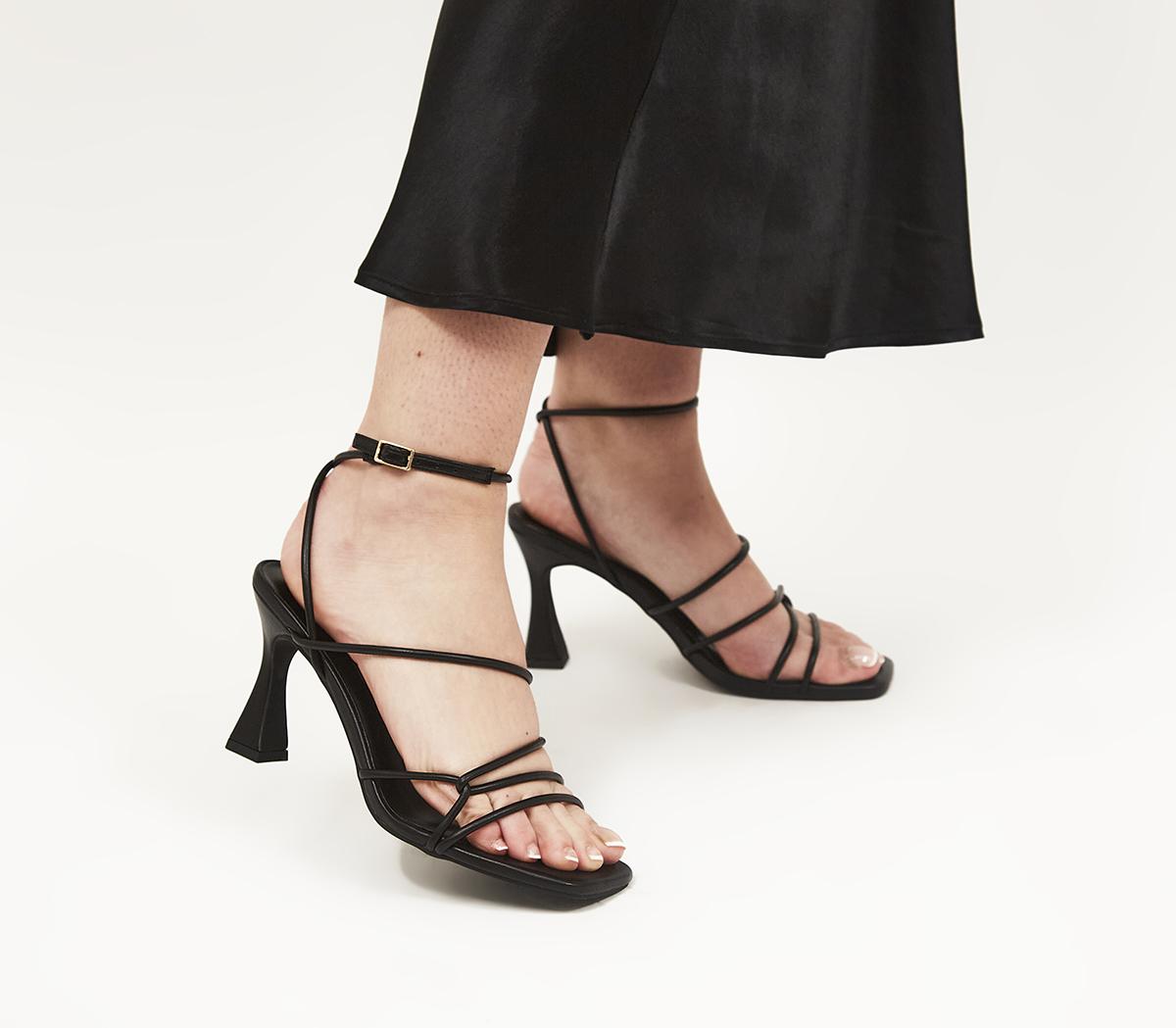 OFFICEMillion Dollar Strappy SandalsBlack