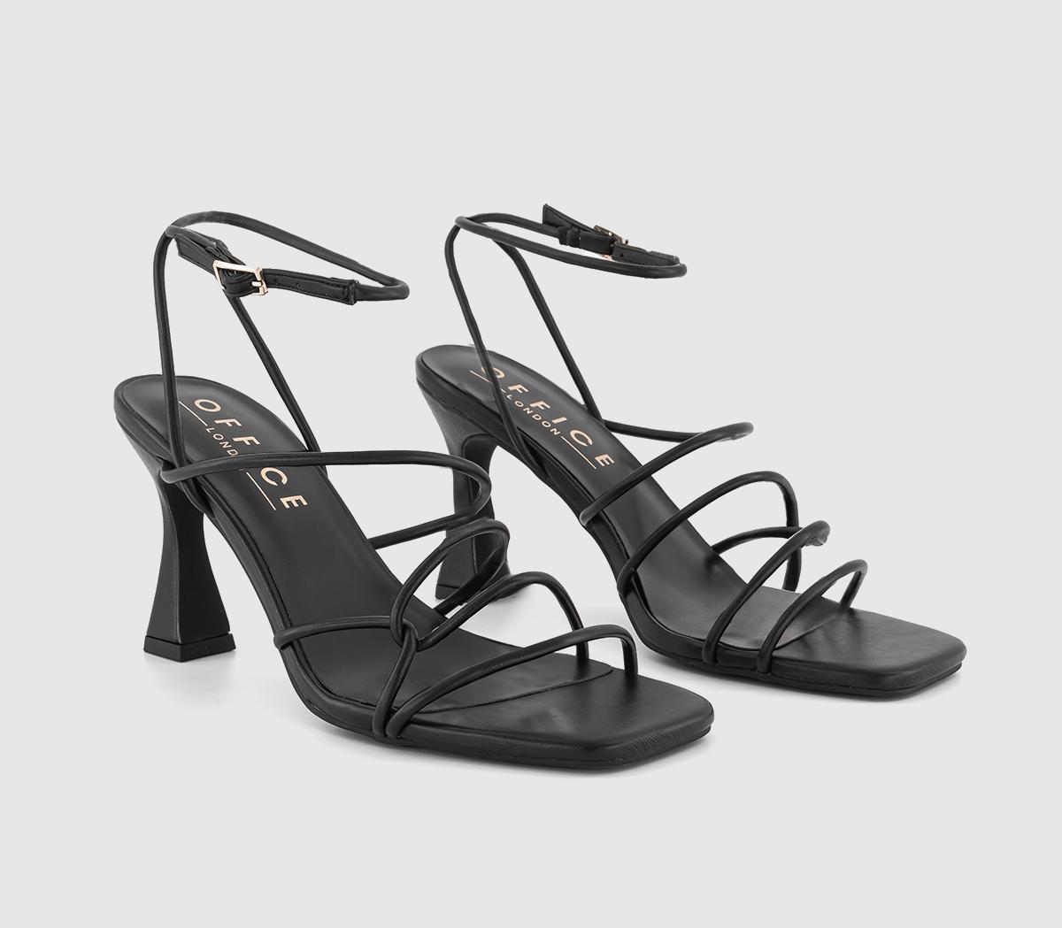 OFFICE Million Dollar Strappy Sandals Black - Women’s Sandals