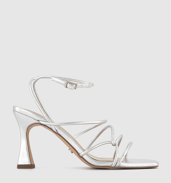 OFFICE Million Dollar Strappy Sandals Silver