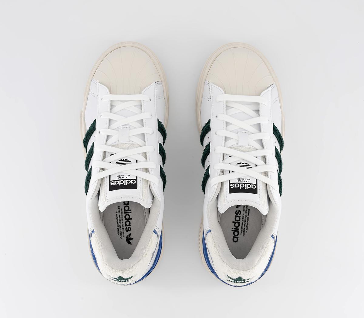 adidas Superstar Bonega 2b W Trainers White Dark Green Bright Royal - Women's Trainers adidas Superstar Bonega 2b W Trainers White Dark Green Bright Royal - Women's Trainers