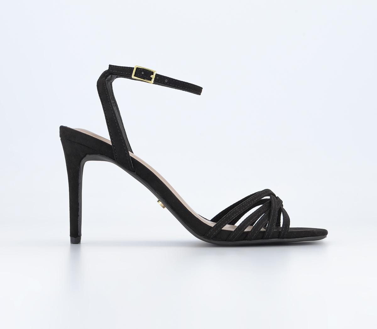 OFFICE Moon Strappy Two Part Heels OFFICE Moon Strappy Two Part Heels Black