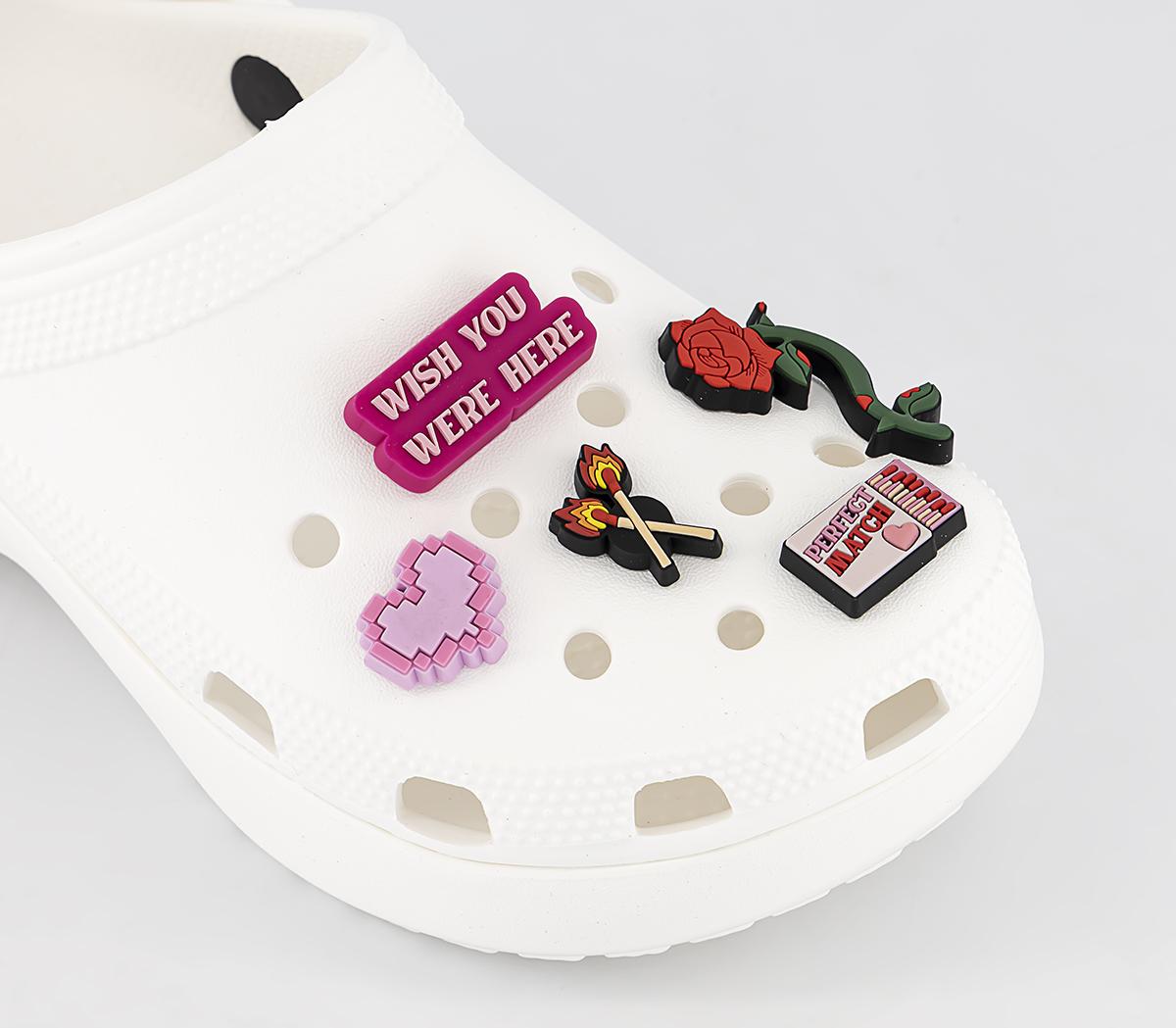 Crocs Crocs Jibbitz Charm 5 Pack Valentines Girly Accessories