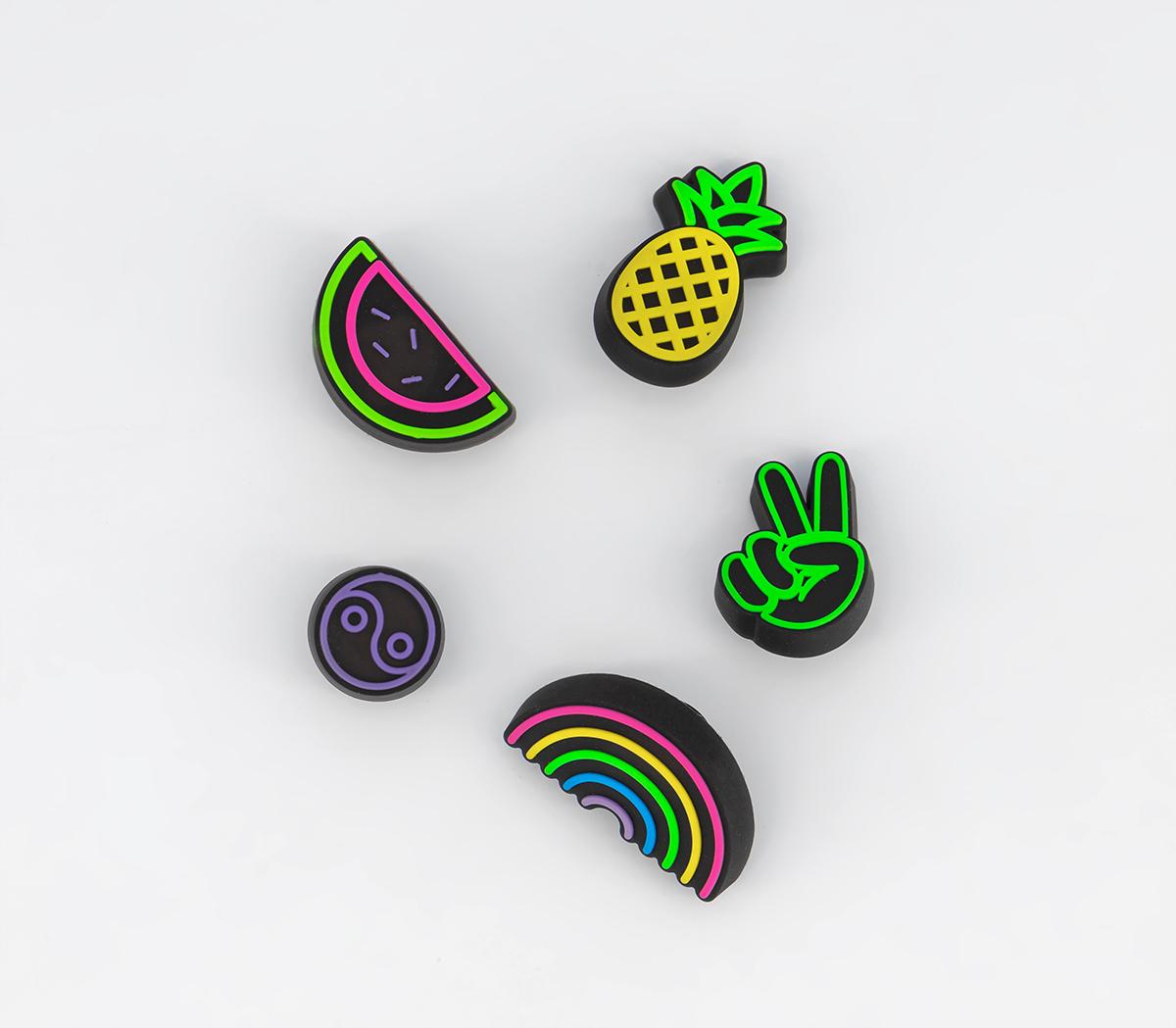 CrocsCrocs Jibbitz Charm 5 Pack CrocsCrocs Jibbitz Charm 5 PackLed Fun