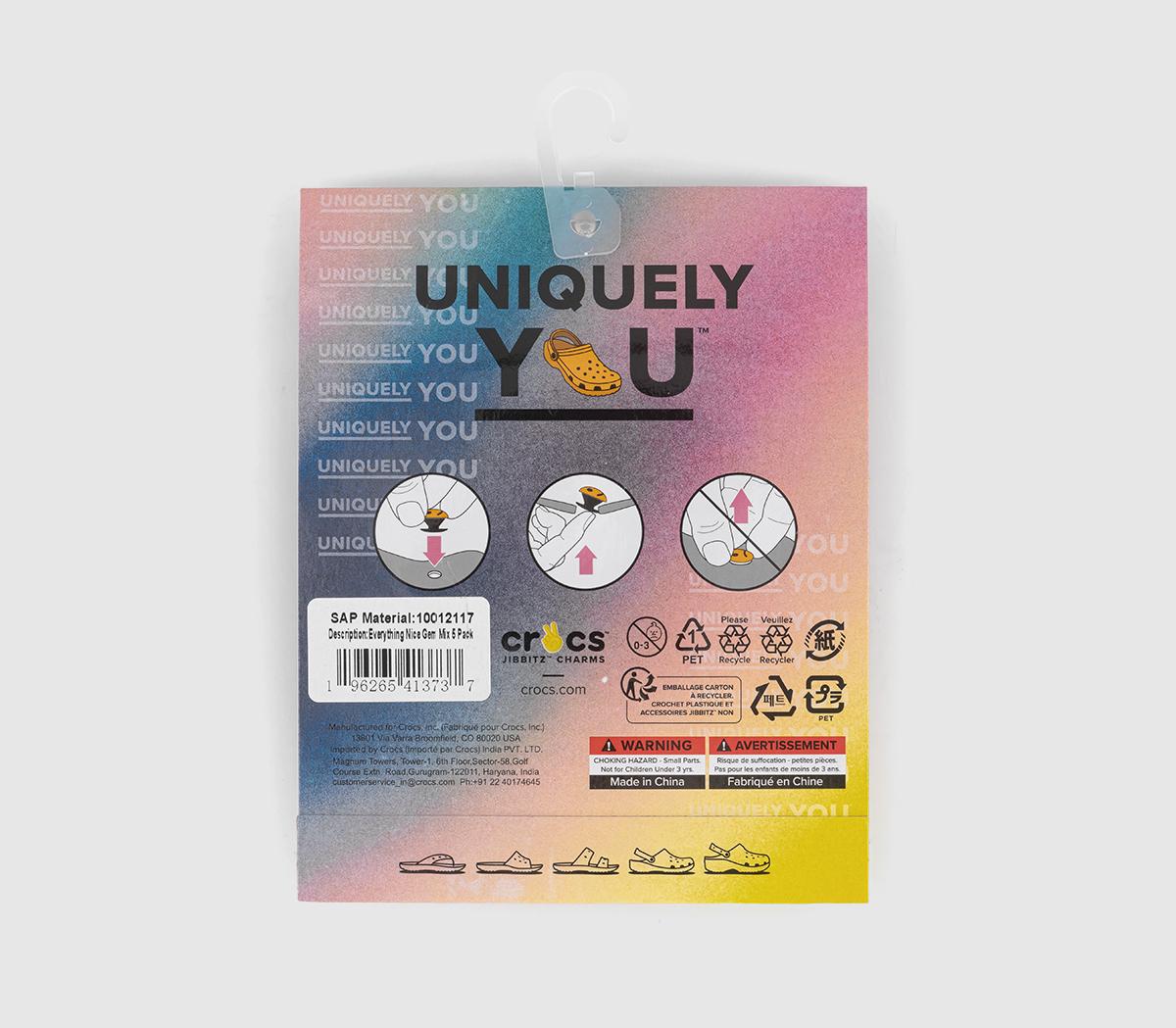 CrocsCrocs Jibbitz Charms 5 PackEverything Nice Gem Mix