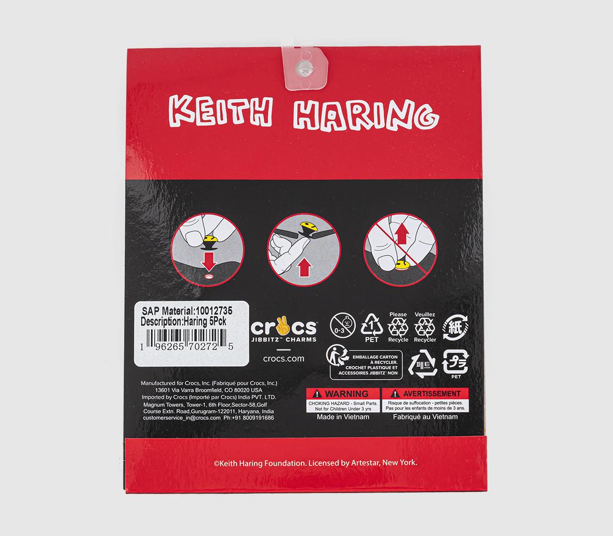 CrocsCrocs Jibbitz Charms 5 Pack CrocsCrocs Jibbitz Charms 5 PackHaring 5 Pack