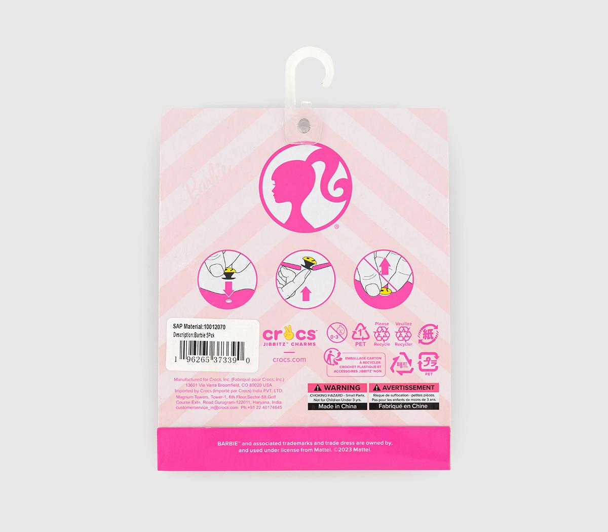 CrocsCrocs Jibbitz Charms 5 Pack CrocsCrocs Jibbitz Charms 5 PackBarbie 5 Pack
