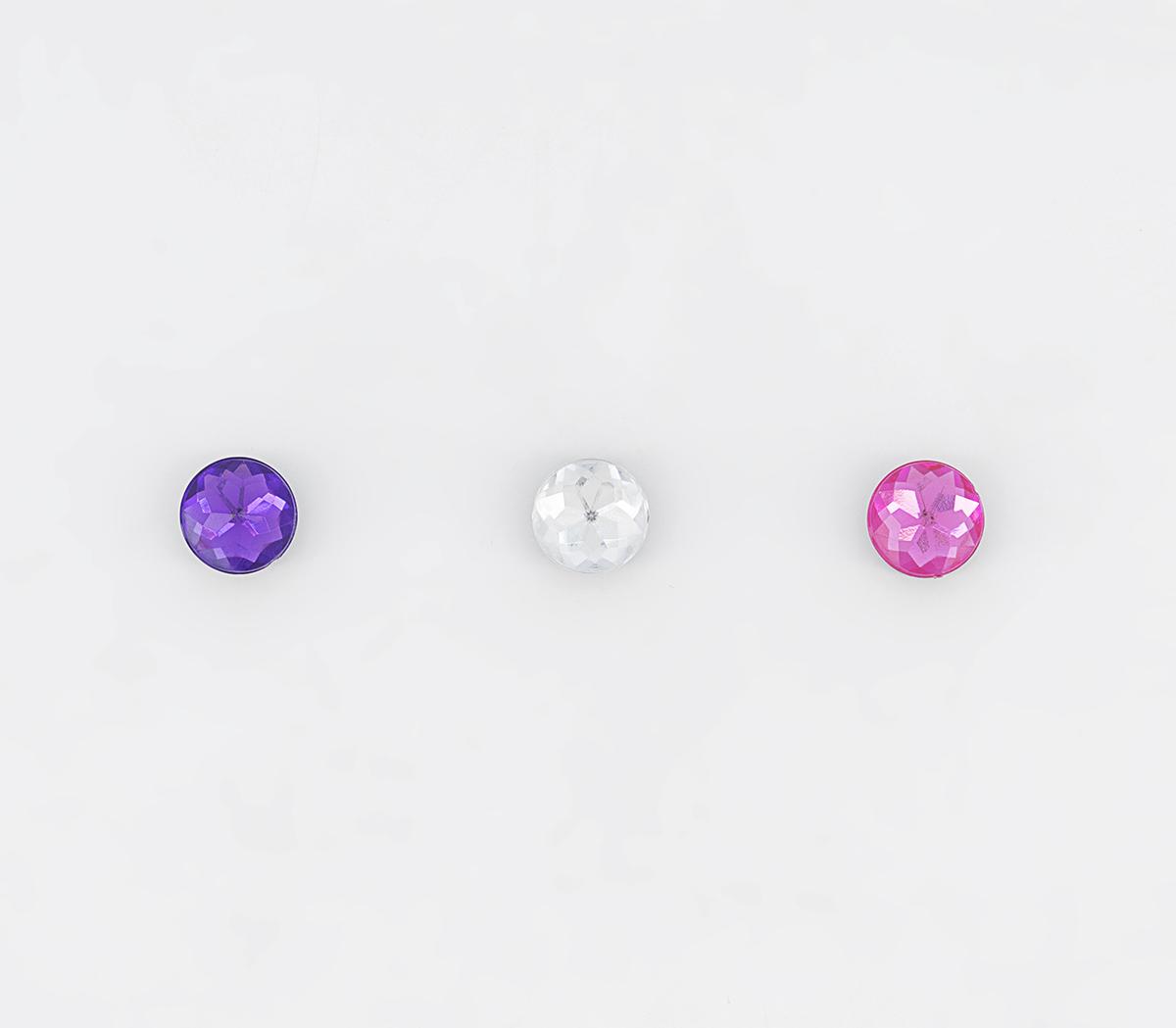 CrocsCrocs Jibbitz Charm 3 Pack CrocsCrocs Jibbitz Charm 3 PackSparkly Circle 2