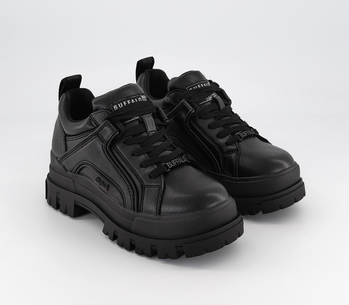 BuffaloAspha Nc Lace Lo Boots Black