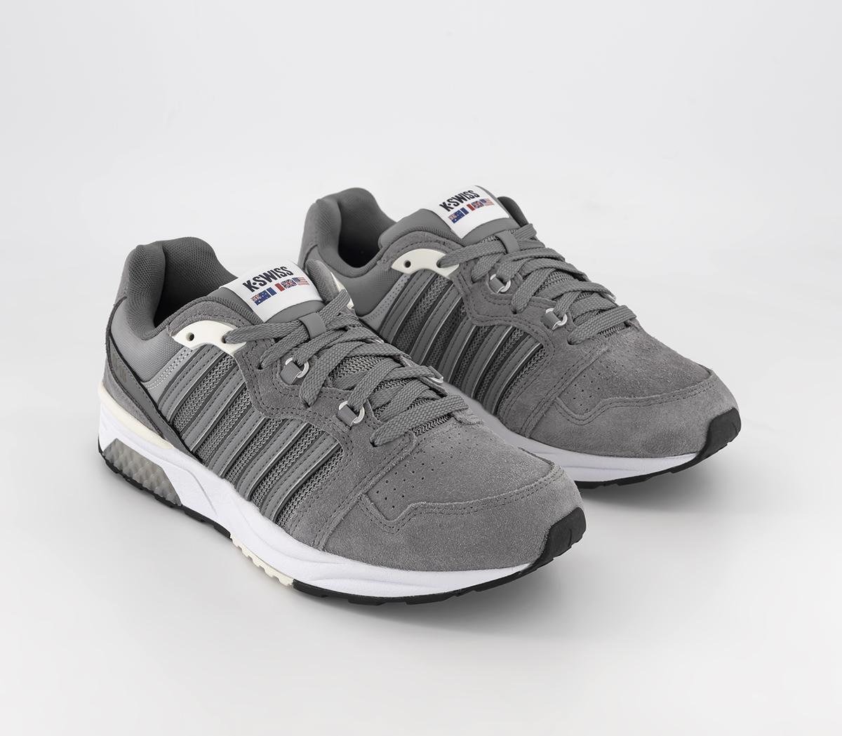 KSwiss Si18 Rannell Sde Trainers Frost Gray Gunmetal White Men's