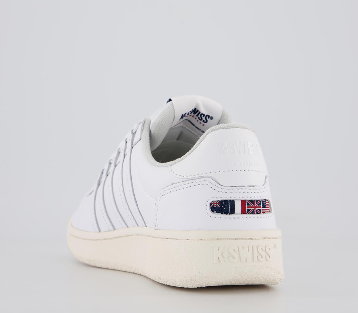 KSwiss Slamm Classic Cc Trainers White White Egret Men's Trainers