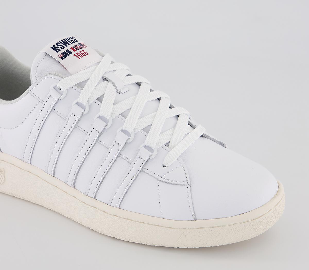 KSwiss Slamm Classic Cc Trainers White White Egret Men's Trainers