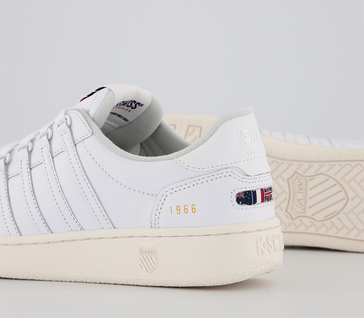 KSwiss Slamm Classic Cc Trainers White White Egret Men's Trainers