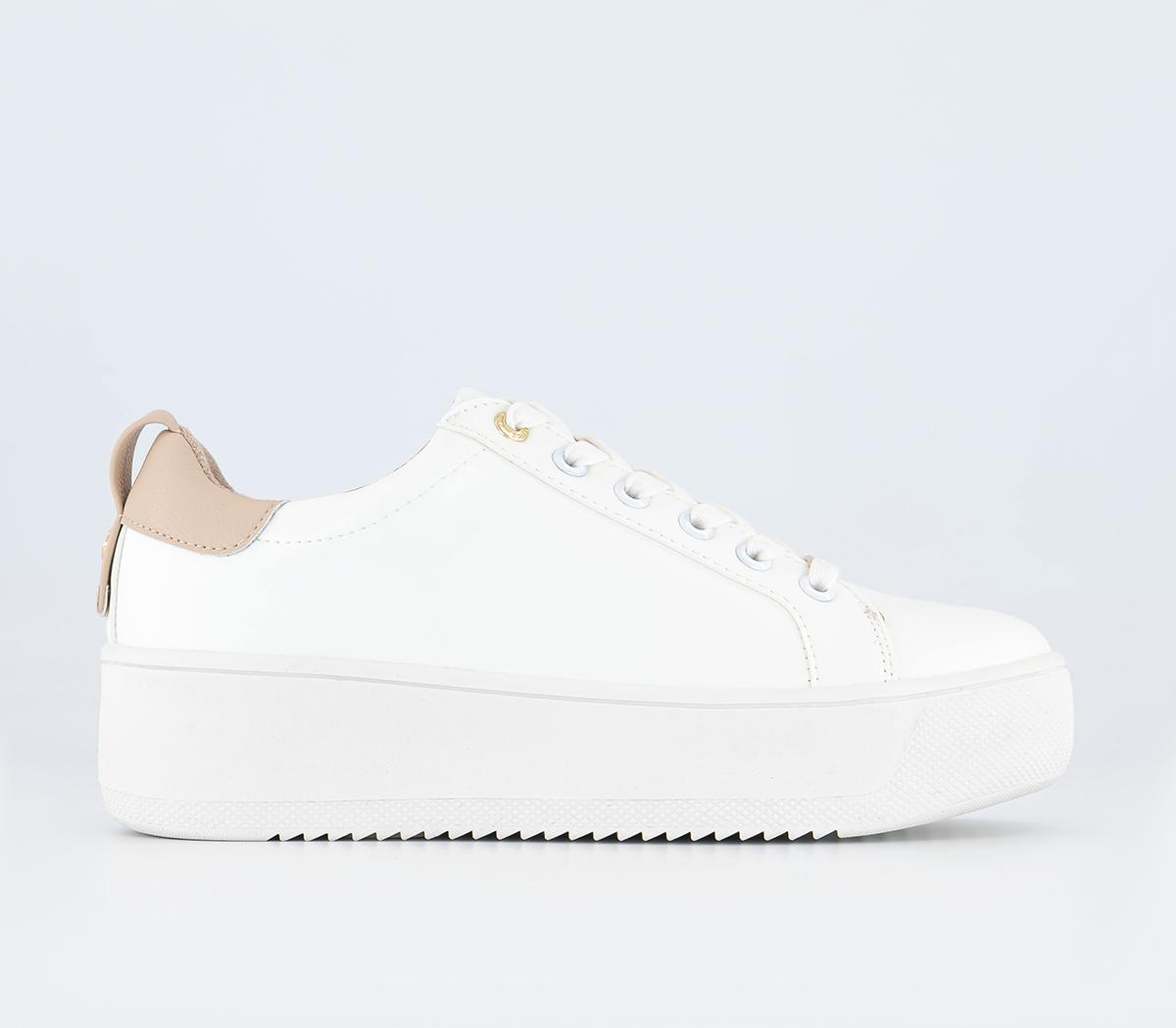 Office white sales platform trainers