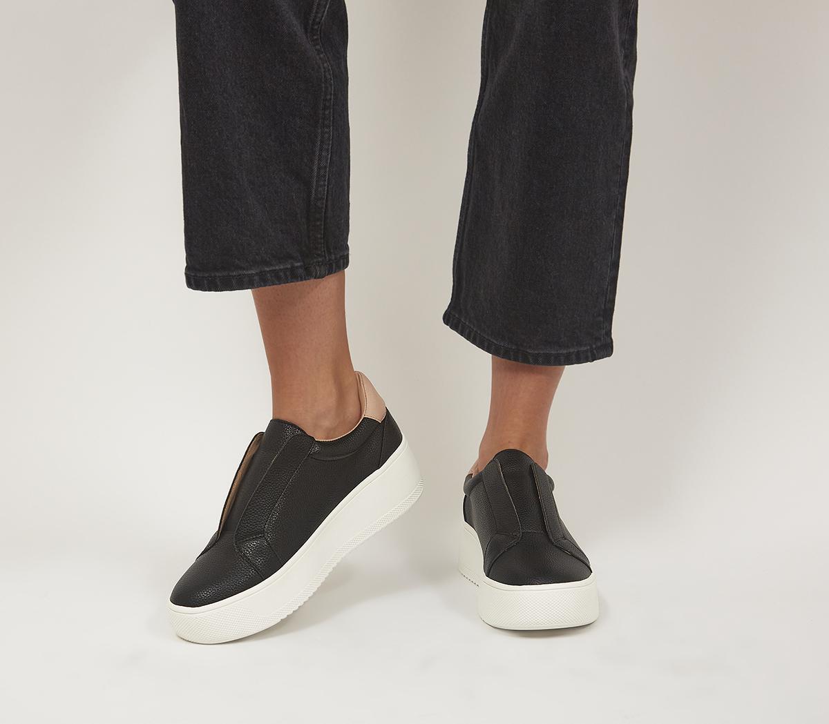 OFFICEFor Keeps Slip On TrainersBlack Mix