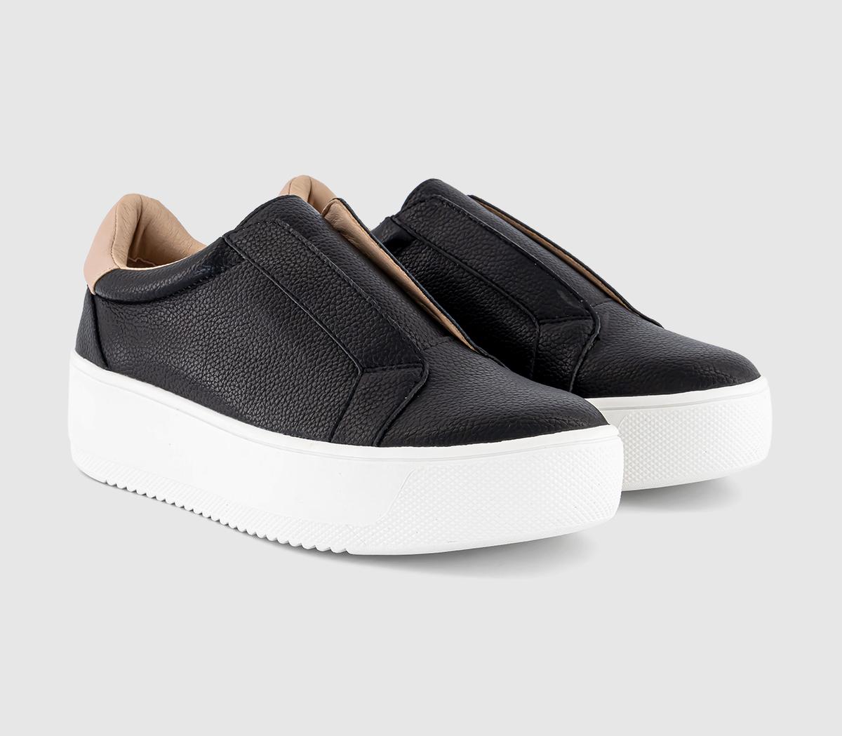 OFFICEFor Keeps Slip On TrainersBlack Mix