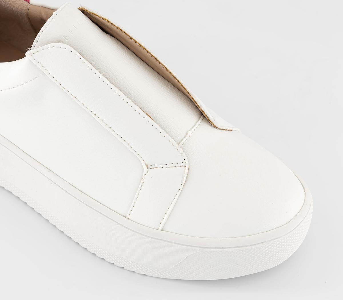 OFFICEFor Keeps Slip On TrainersWhite