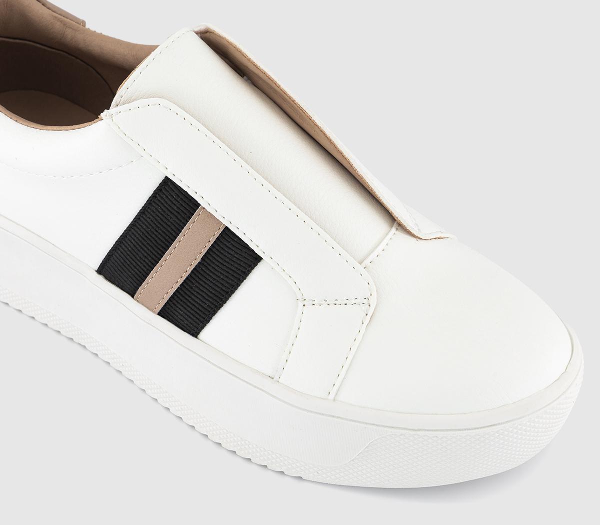 OFFICEFor Keeps Slip On TrainersWhite Mix