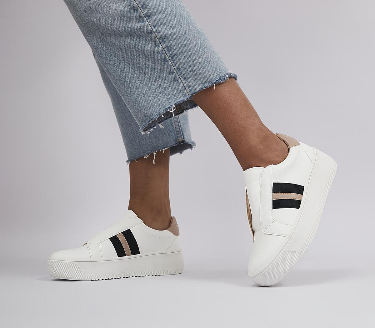 For Keeps Slip On Trainers White Mix