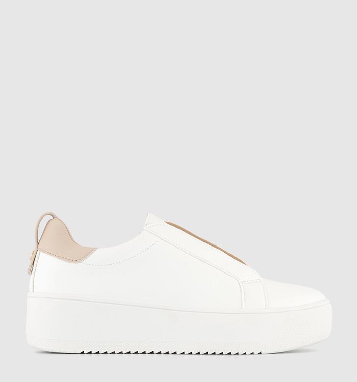 OFFICE For Keeps Slip On Trainers White Blush Mix