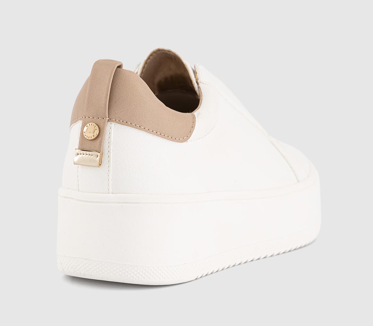 OFFICE For Keeps Slip On Trainers OFFICE For Keeps Slip On Trainers White Blush Mix