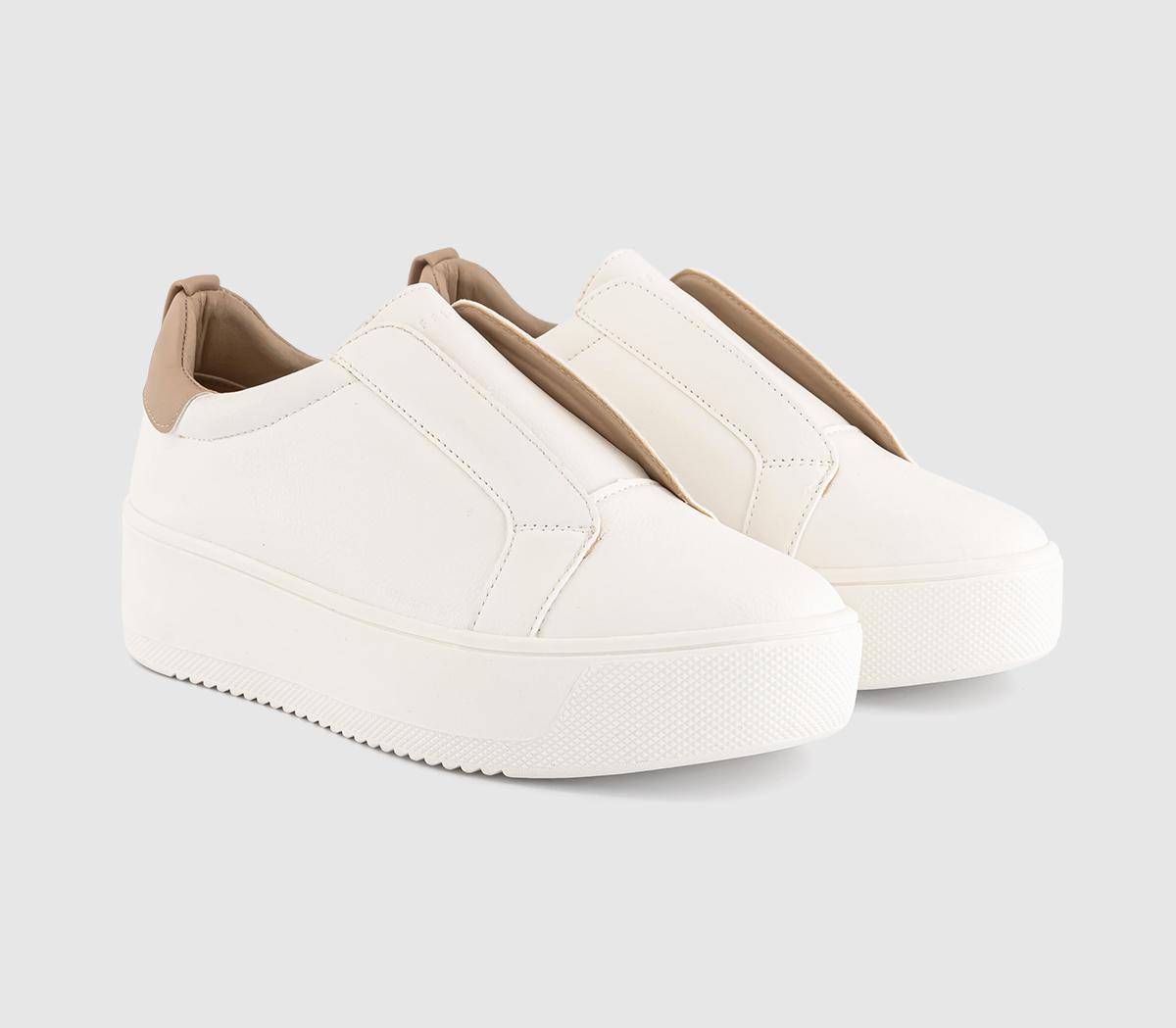 OFFICE For Keeps Slip On Trainers OFFICE For Keeps Slip On Trainers White Blush Mix