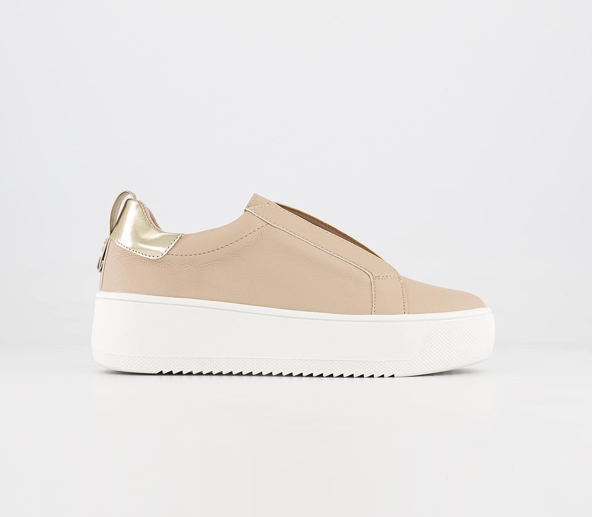 For Keeps Slip On Trainers Nude