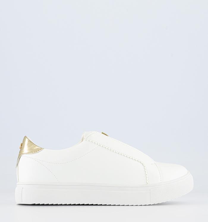 OFFICE Franchise Zip Front Trainers White
