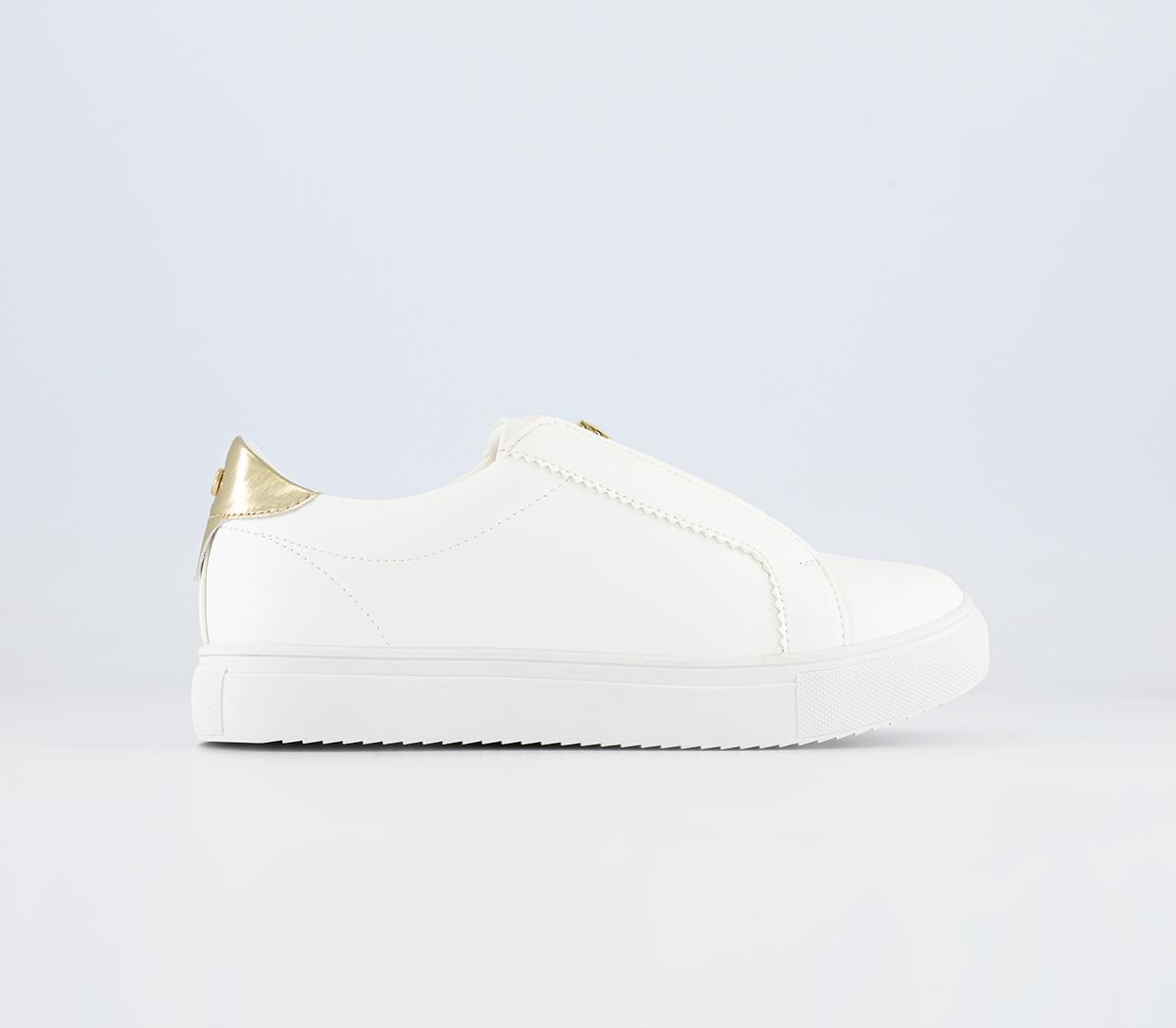 OFFICEFranchise Zip Front TrainersWhite