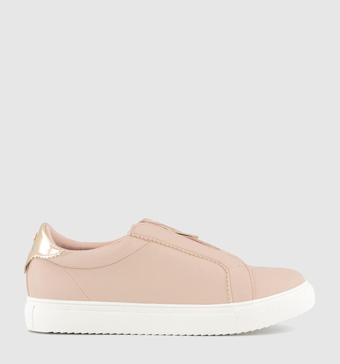 OFFICE Franchise Zip Front Trainers Blush