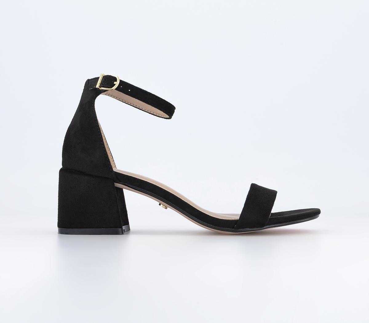 OFFICE Wide Fit My Way Two Part Sandals Black - Mid Heels