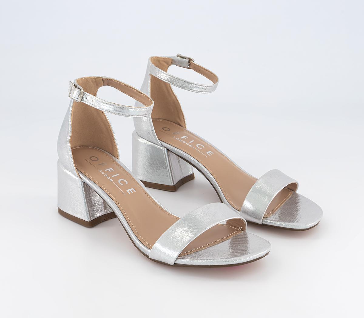 OFFICEWide Fit My Way Two Part Sandals OFFICEWide Fit My Way Two Part SandalsSilver