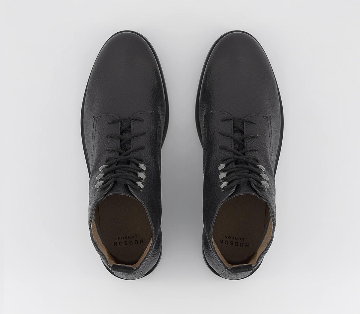 Hudson London Battle Boots Black - Men