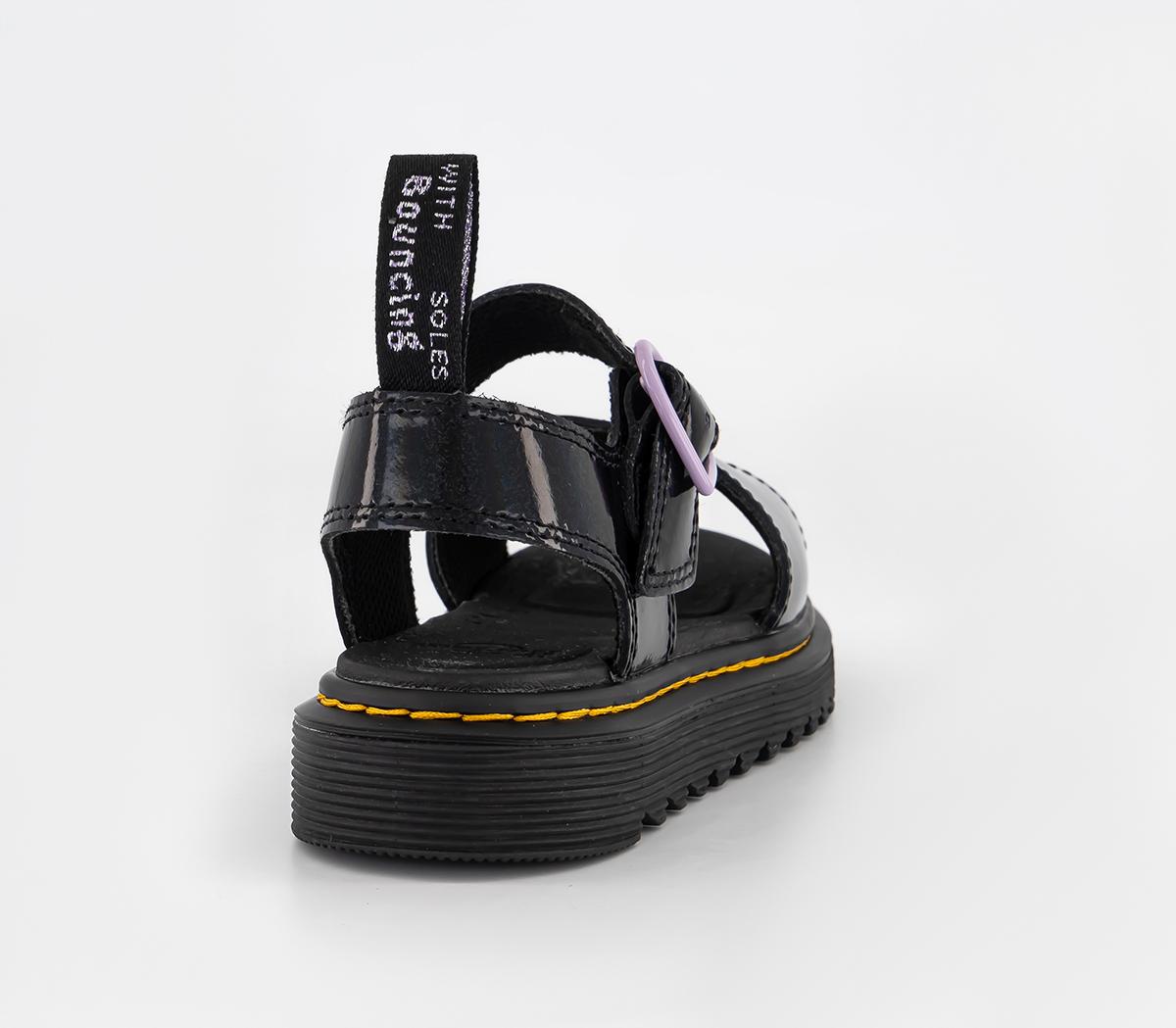 Dr. MartensMarlowe Hearts  Junior SandalsBlack Lilac