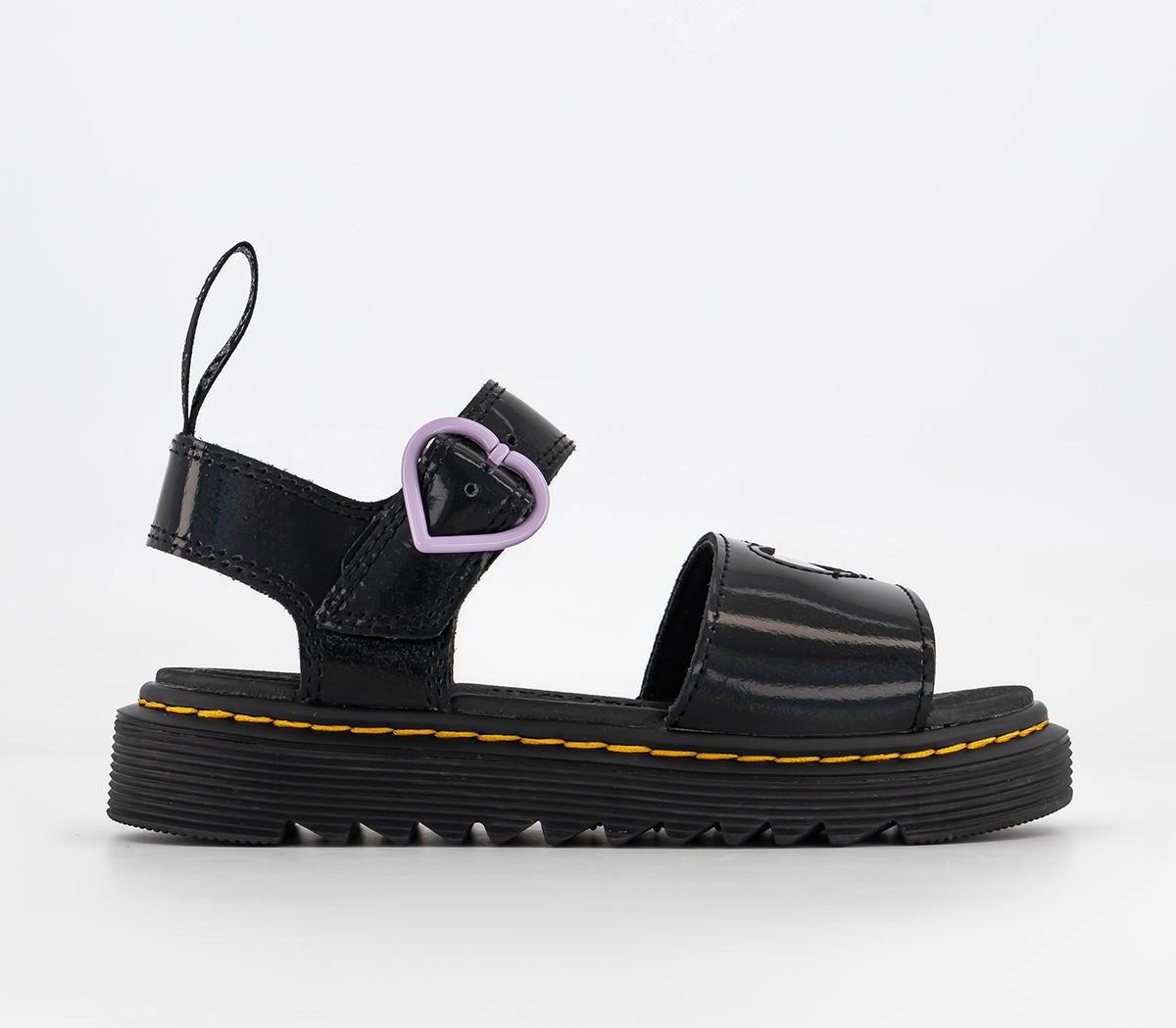 Dr. MartensMarlowe Hearts  Junior SandalsBlack Lilac