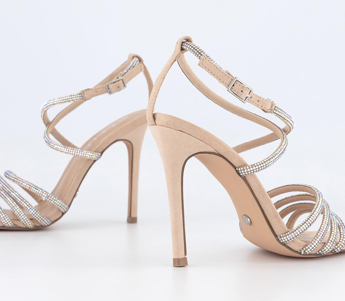 OFFICEHero Embellished Strappy Two Part SandalsBlush Embellished