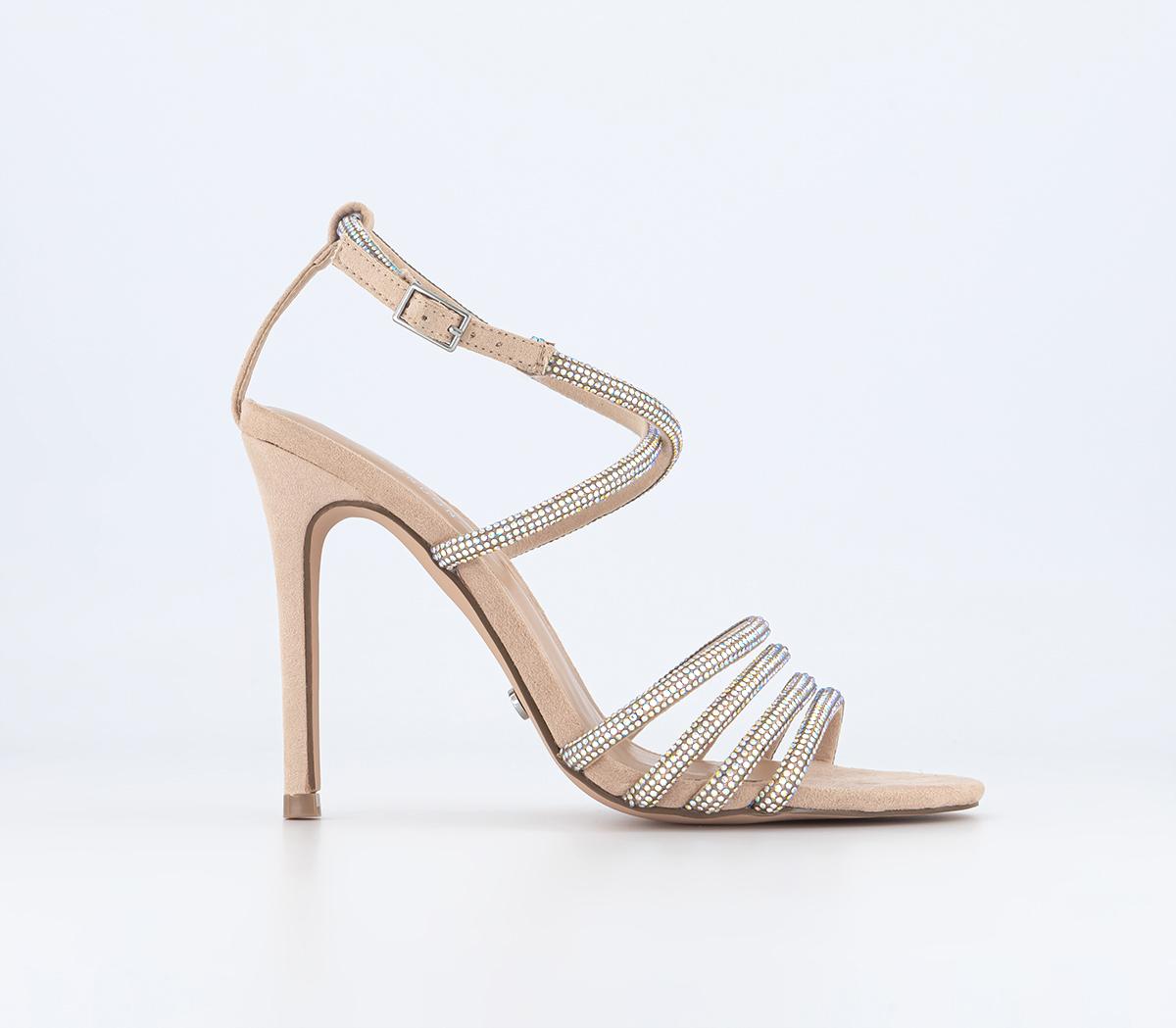 OFFICEHero Embellished Strappy Two Part SandalsBlush Embellished