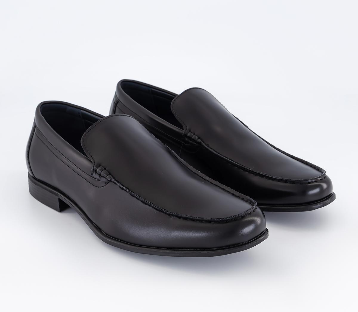 OFFICE Murray Stitched Apron Loafers OFFICE Murray Stitched Apron Loafers Black