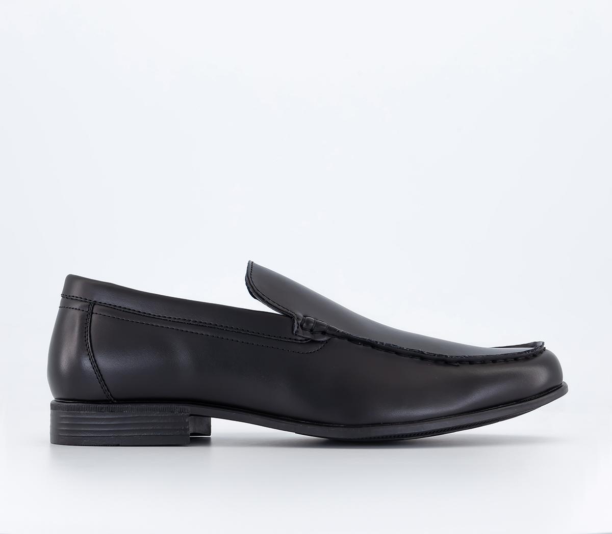 Murray Stitched Apron Loafers Black