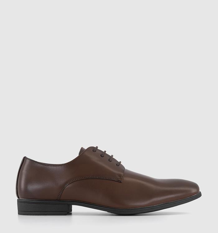OFFICE Monroe Derby Shoes Chocolate